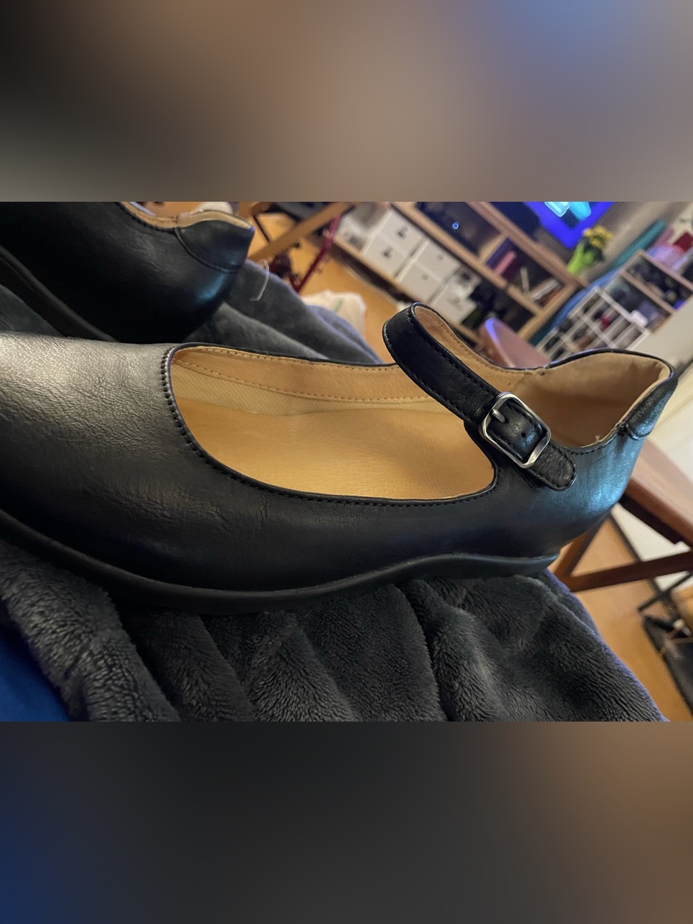 Dansko Marcelle Black Leather Mary Janes